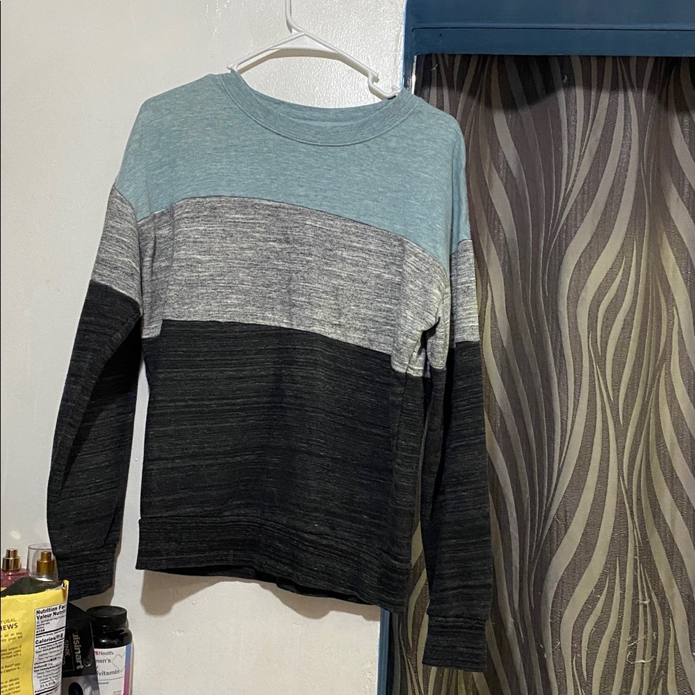 Reflex Textured Blue Sweater